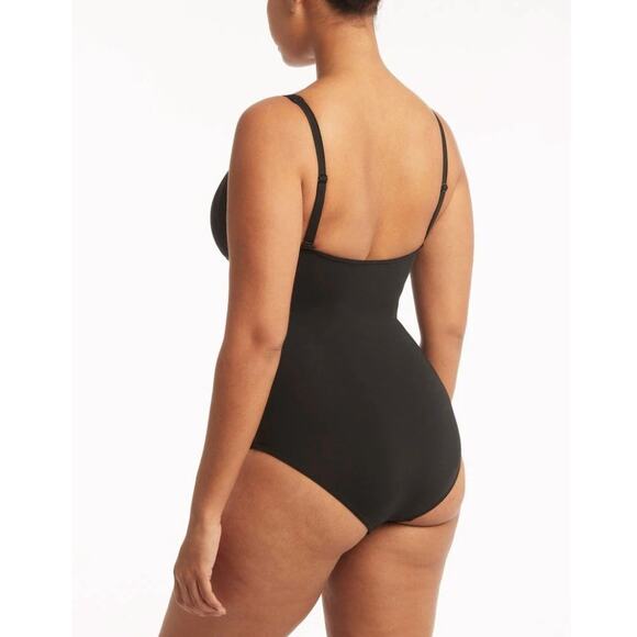 Sea Level Australia Nordstrom Eco Essentials Cross Front One-Piece Suit Sz 8 NWT - Picture 7 of 13